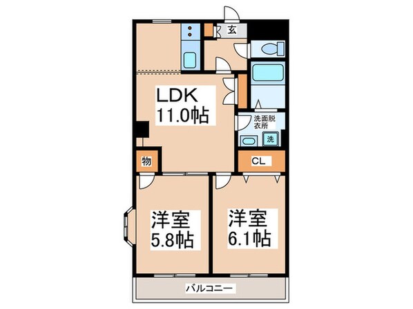 ヴァリ－壱番館の物件間取画像